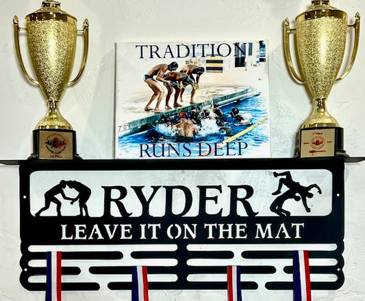 Wrestling Medal, Trophy, Picture Display