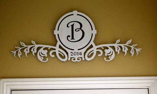 MONOGRAMMED ROOM DECOR