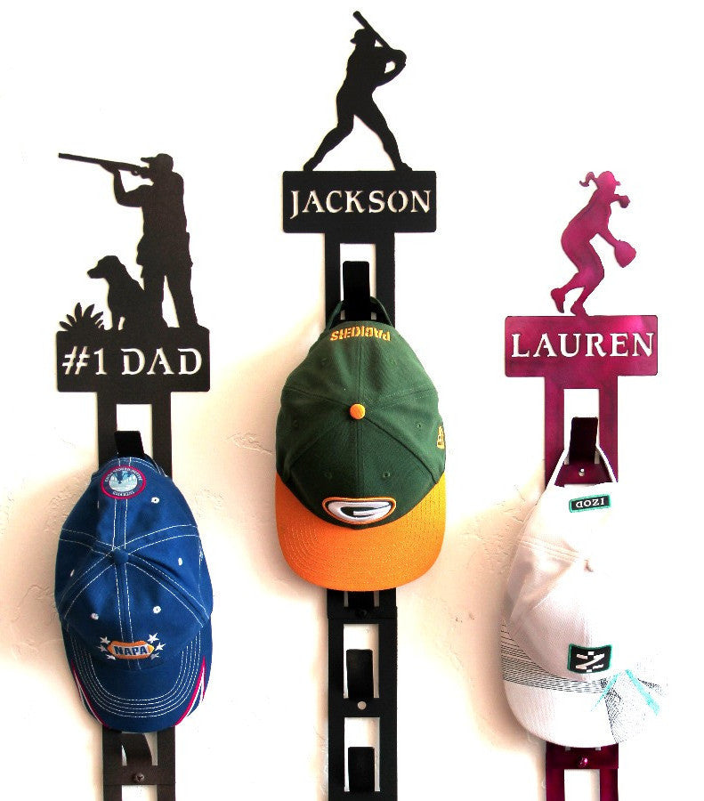 Personalized Baseball Hat Holder: Personalized Baseball Hat Rack: Baseball Cap  Display – Personalized Medal Holders by Customcut4you, Wall art and  Monogram gate designs