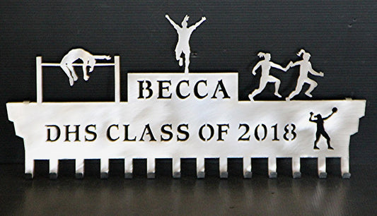 Track and Field-VolleyBall-Medal-Display-Hanger