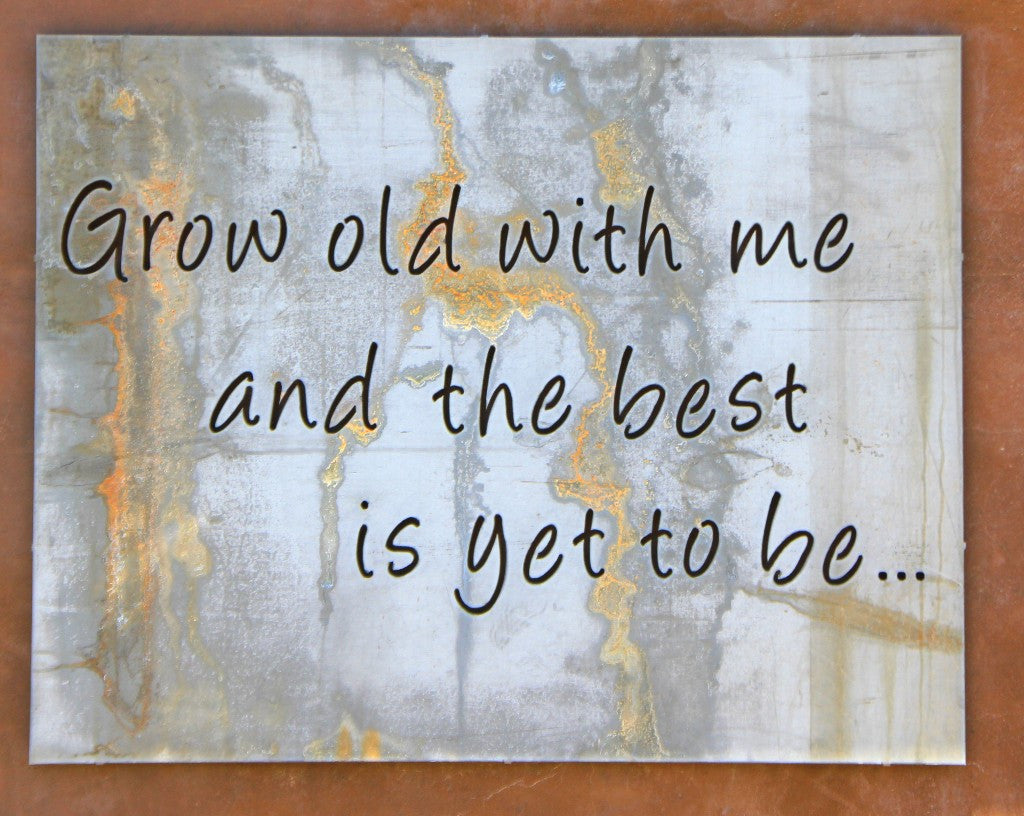 Outdoor Wall Plaque Metal Wall Decor Custom Metal Quote Sign . Personalized Medal Holders