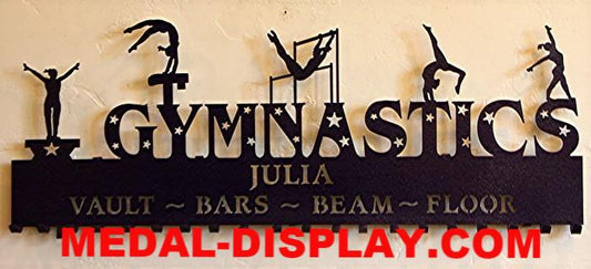 No. 1 Best Selling Gymnastics Medal Holder Personalized