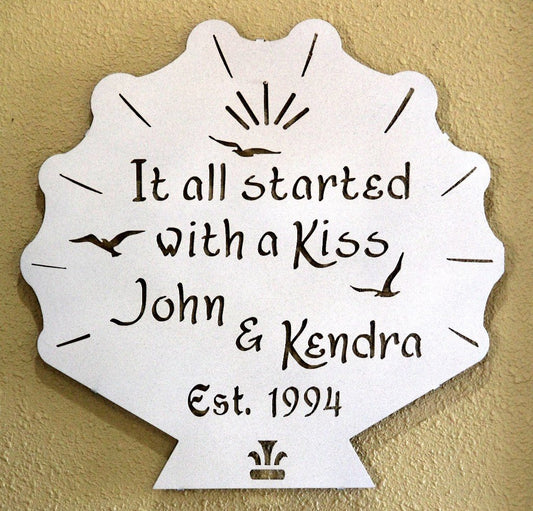 Anniversary Plaque: Personalized Anniversary Gift: Wedding Plaque