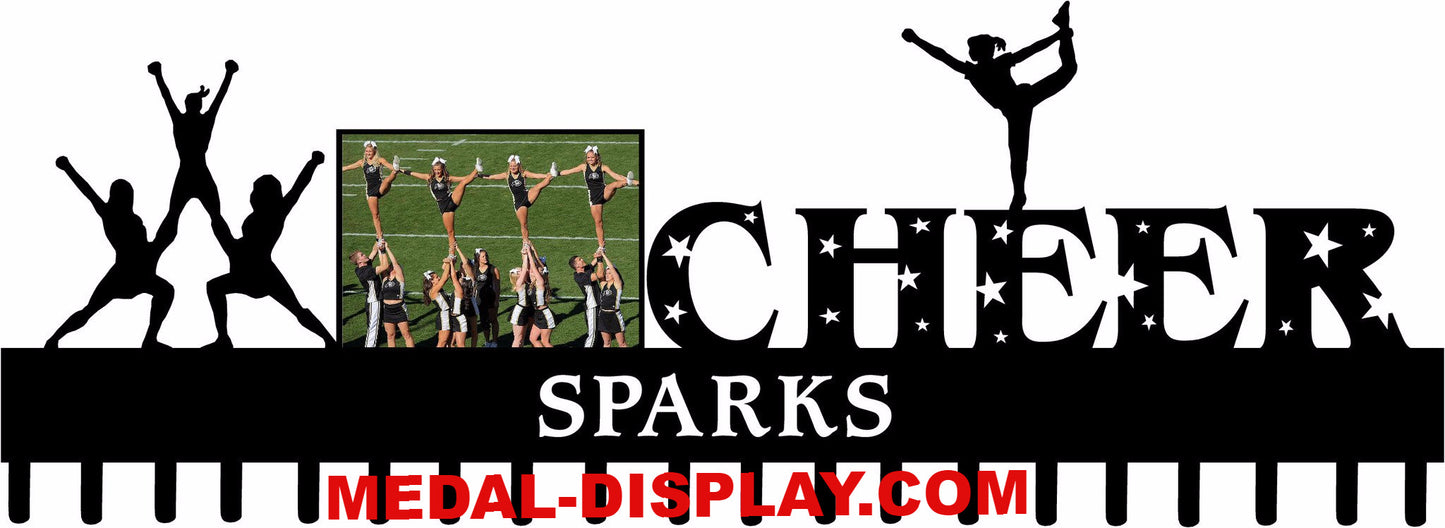  Custom Cheer Medals Holder-customcut4you.com