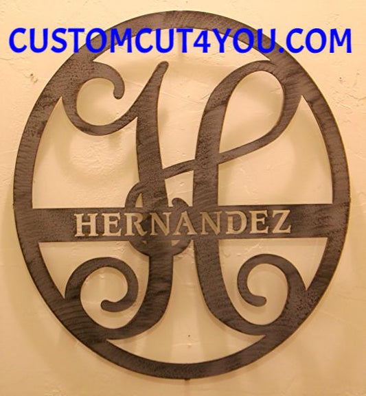 CUSTOM-CUT-4-YOU-METAL-MONOGRAM-LETTERS-LAST-NAME-INITIALS