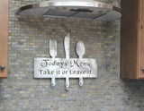 Copy of Kitchen Wall Decor : Kitchen Decorations: Fork and Spoon Wall Decor