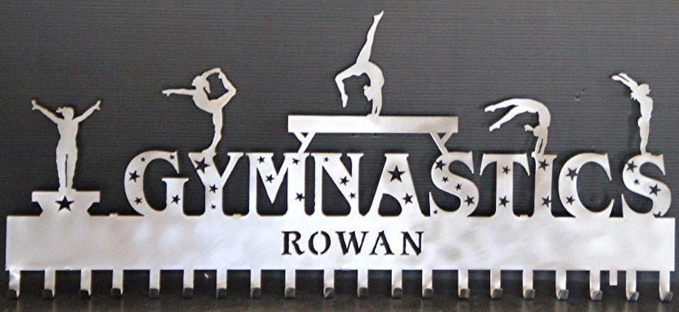 Personalized Gymnastics Medal Holder 