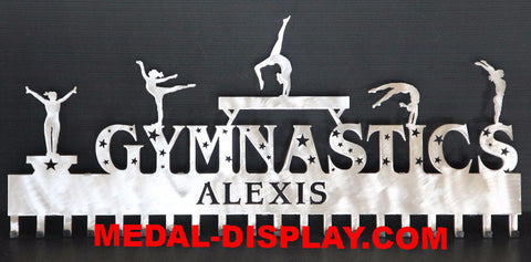 Gymnastics Medal Holder: Gymnastics Medal Display-MEDAL-DISPLAY.COM