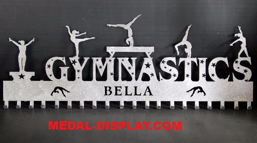 Beautiful Gymnastic Medal Display MEDAL-DISPLAY.COM