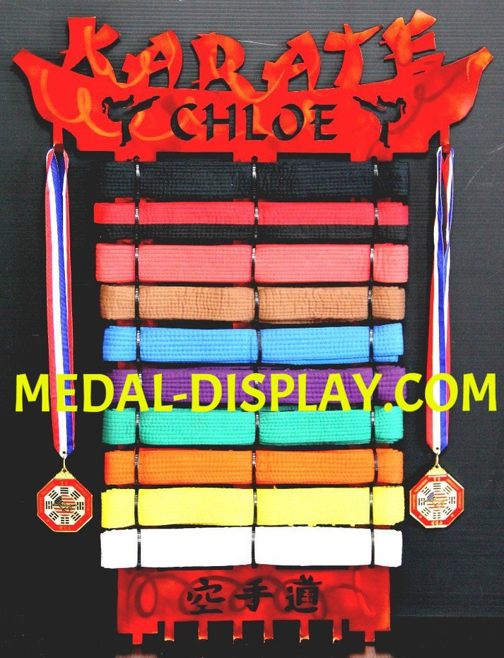 Top Selling Karate Belt Holder,Martial Arts Belt Rack,Taekwondo Belt D