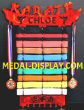 Best Choice Karate Belt Display for all belt levels | medal-display.com