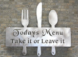 Copy of Kitchen Wall Decor : Kitchen Decorations: Fork and Spoon Wall Decor