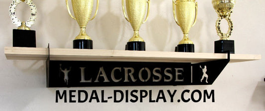 Lacrosse Trophy Shelf