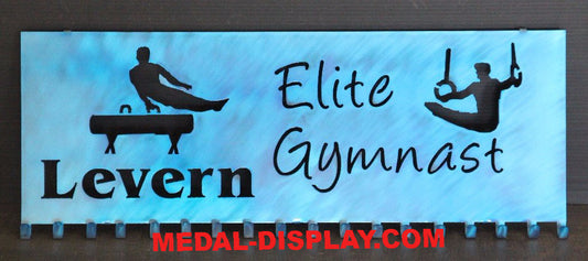 Gymnastics Medal Display Rack-MEDAL-DISPLAY.COM