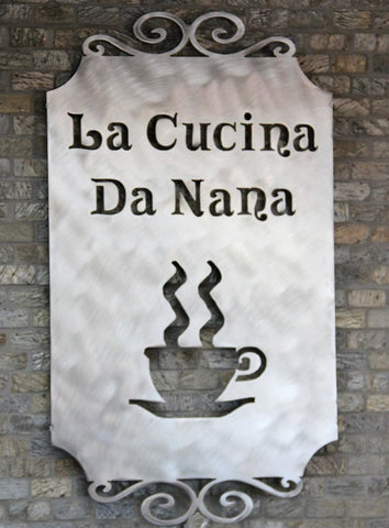 Nana Kitchen Art: Coffee Wall Decor: Personalized Wall Decorations