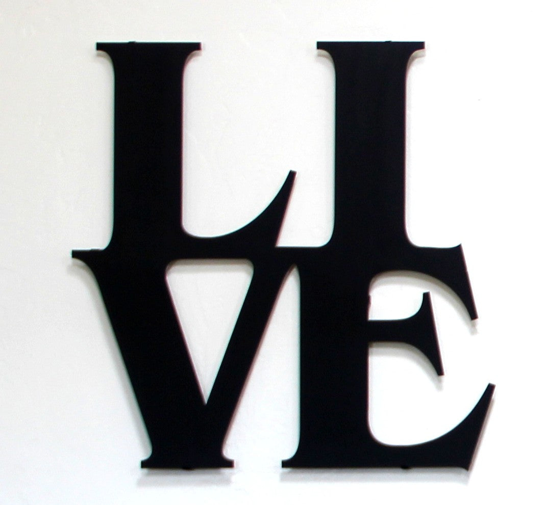 Metal-word-wall-decor