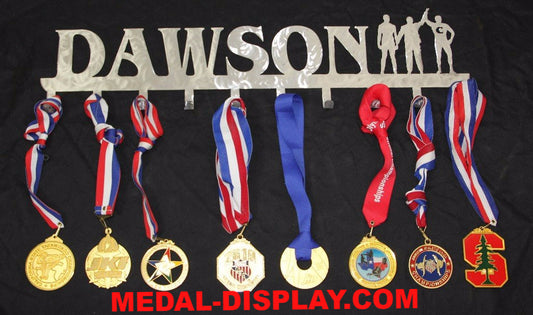 Personlized Wrestling Medal Display-MEDAL-DISPLAY.COM
