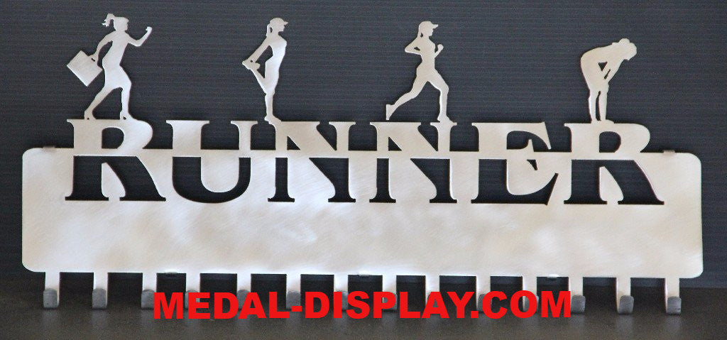 Runner Medals Holder-MEDAL-DISPLAY.COM-RUNNING-MEDALS-HANGER