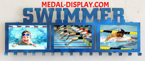 SWIMMING MEDAL HOLDER AND AWARDS DISPLAY