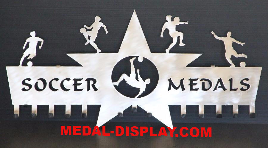 Custom Soccer Medals Holder customcut4you.com