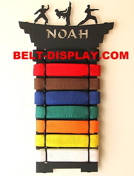 Best Choice Taekwondo Belt Display for all belt levels | medal-display.com