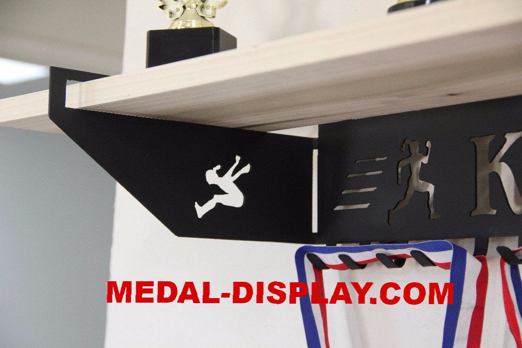 Track and Field Medal holder-MEDAL-DISPLAY.COM-MEDAL-HANGER