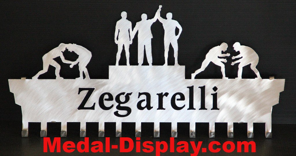 Wrestling Medal Display