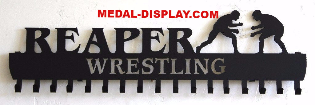Wrestling Medals Display