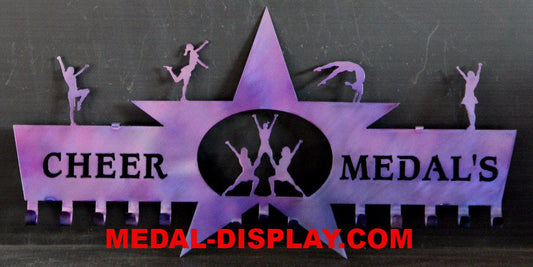 Cheer Medal Holder-MEDAL-DISPLAY.COM