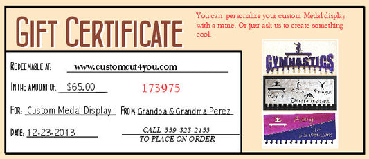 Gift Certificates so they can choose the product of their liking !!!