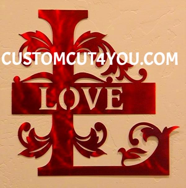 A Regal Metal Monogram Design that can be customized and personalized