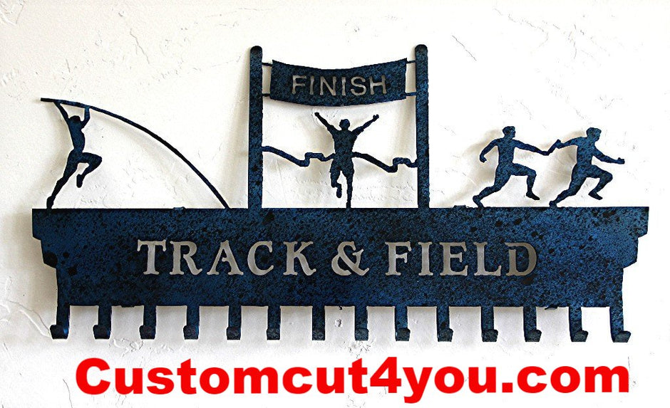Track and Field medal Holders Race Bib Holders Free Personalization
